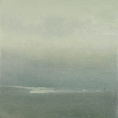 Rachel Warner oil painting "Tomales Bay at Dusk"