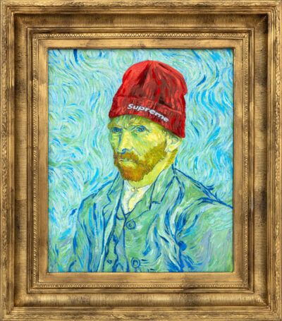 Mr. Brainwash mixed media "Gogh Supreme"