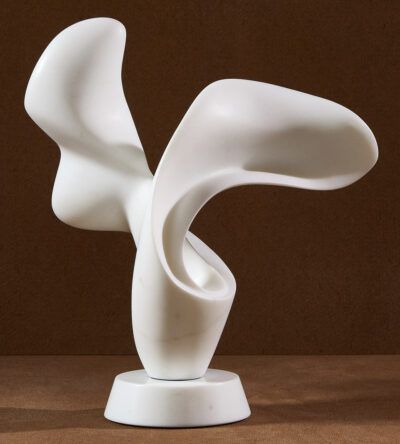 Richard Erdman marble sculpture "Velo"