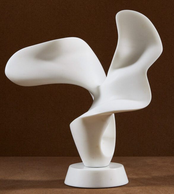 Richard Erdman marble sculpture "Velo"