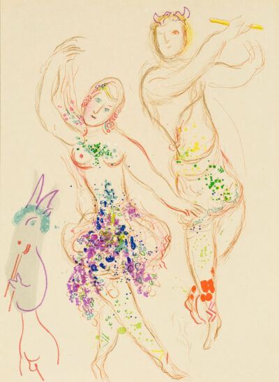 Marc Chagall lithograph "Le Ballet"