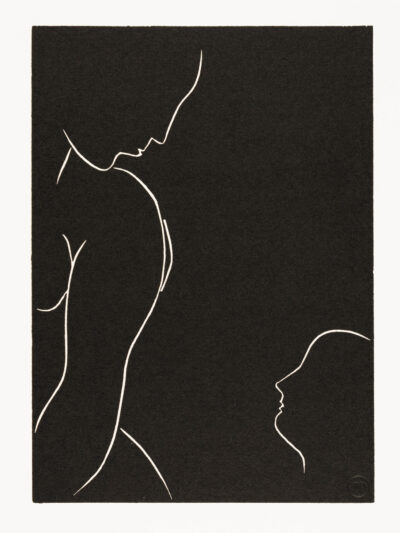 Henri Matisse linocut ". . . On dirait qu'elle ne m'a jamais vue . . . (p. 105; variant V)"