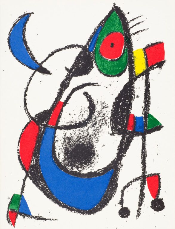 Joan Miró Lithograph "Untitled from Joan Miró Lithographes II"