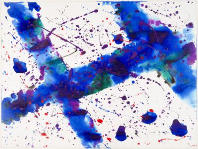 Sam Francis acrylic painting "Untitled (SF78-1214)"