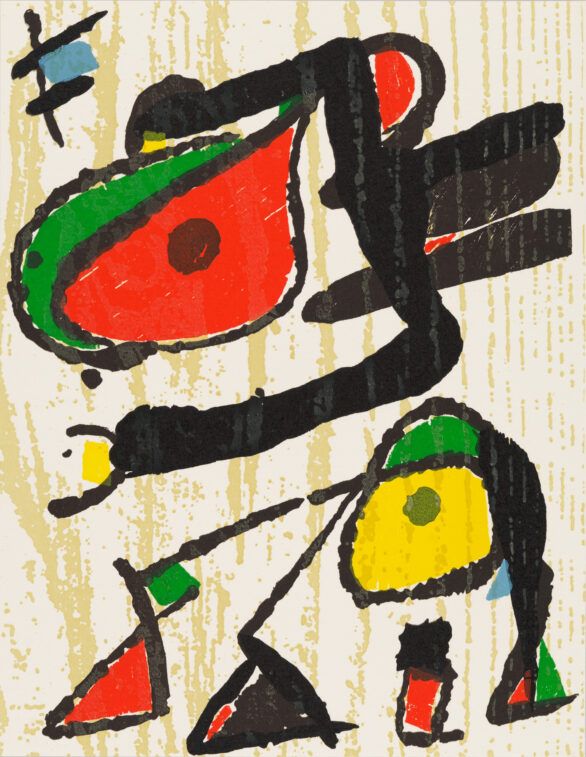 Joan Miró xylograph "Miró Graveur V"