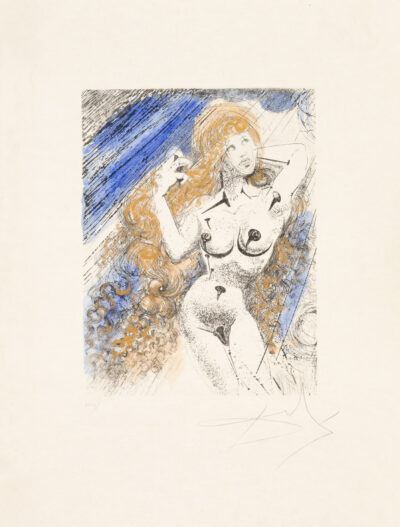 Salvador Dalí heliogravure "Marilyn"