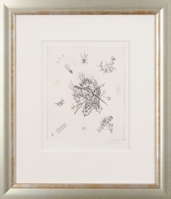 Wassily Kandinsky drypoint "Kleine Welten X"