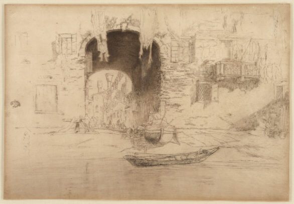 James Abbott McNeill Whistler Etching "San Biagio"