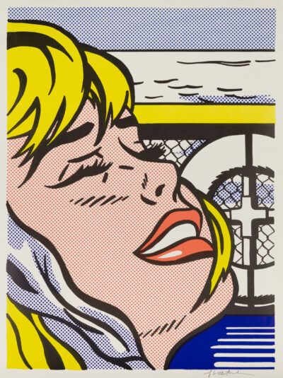 Roy Lichtenstein lithograph "Shipboard Girl"