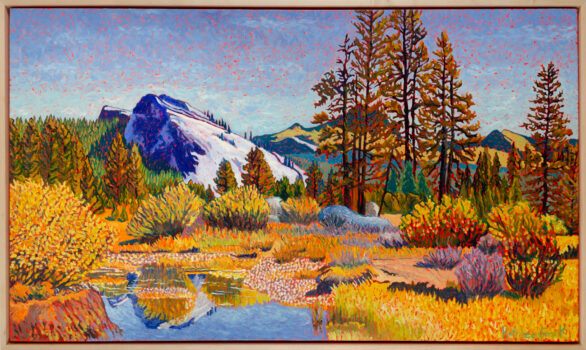 Kathleen Frank oil "Toulumne Meadows" Framed