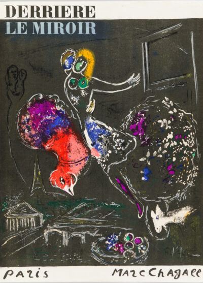 Marc Chagall Lithograph "La Nuit à Paris"