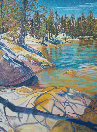 Kathleen Frank Painting "The Shadows of Utica"