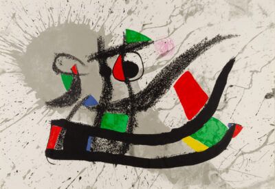 Joan Miró lithograph "Barcelona III"