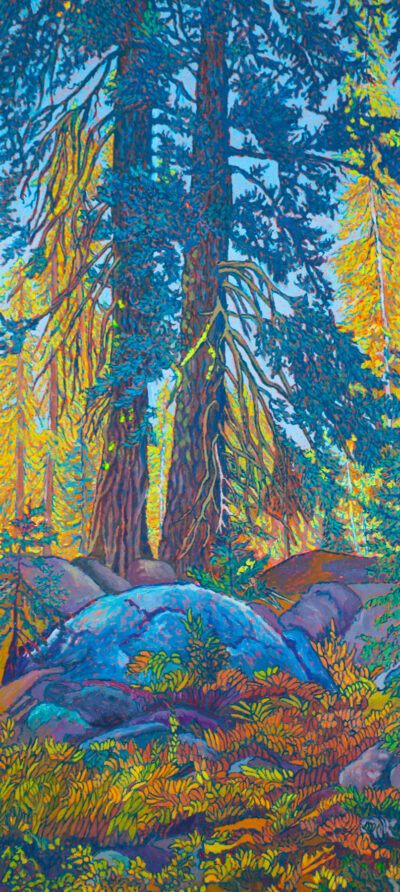 Kathleen Frank oil painting "Twins of Yosemite "