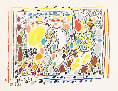 Pablo Picasso lithograph "Picador II"