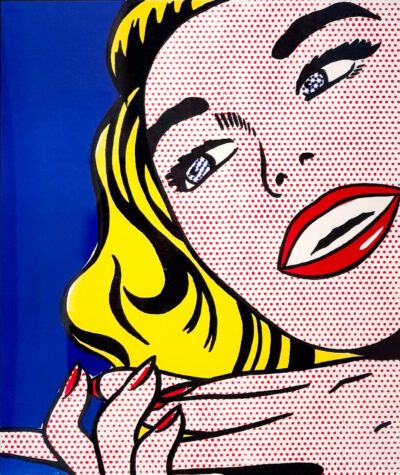 Roy Lichtenstein lithograph "Girl"