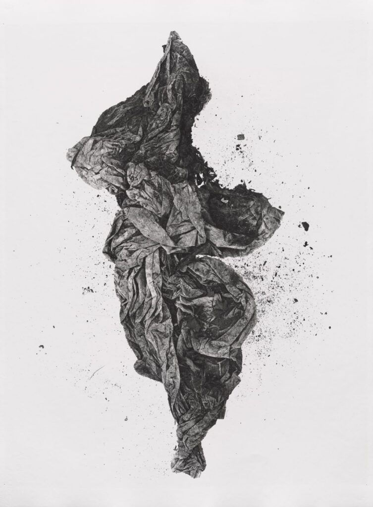 Irving Penn photograph "Twisted Paper, Neg III"