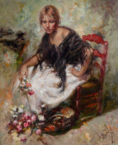 Royo oil "La Silla Roja"