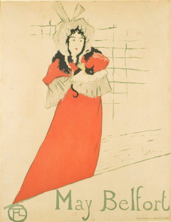 Toulouse-Lautrec Lithograph: May Belfort