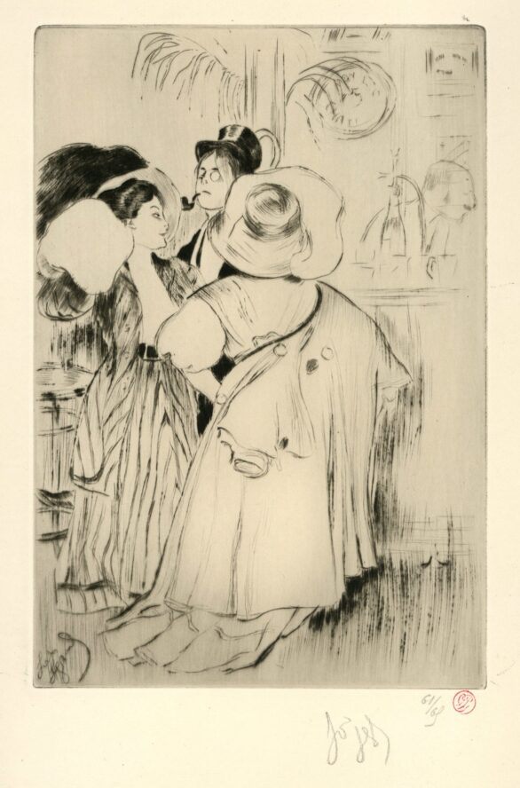 Legrand Drypoint: English Bar