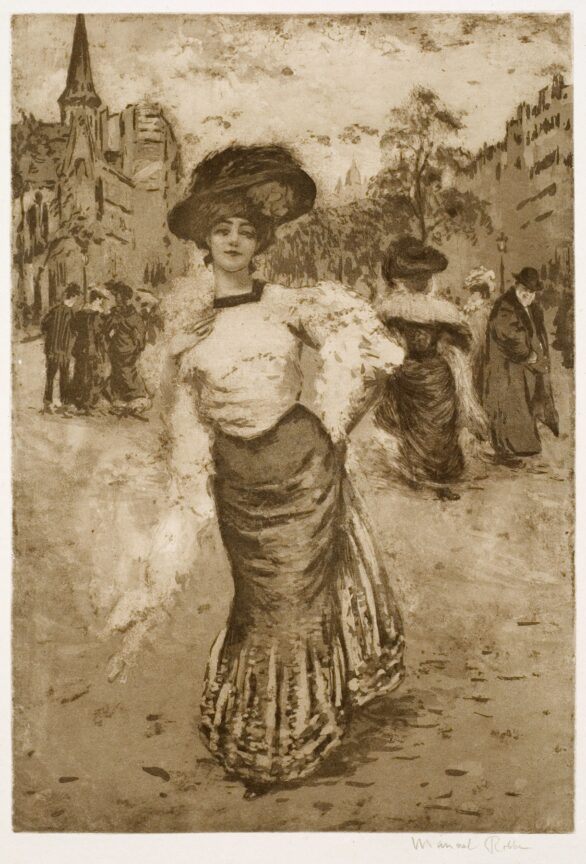 Robbe Aquatint: La Parisienne