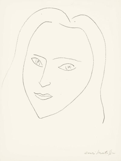 Matisse Lithograph: Portrait De Angele Lamotte