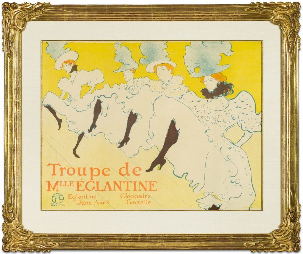 Toulouse-Lautrec Lithograph: Troupe De Mlle. Eglantine