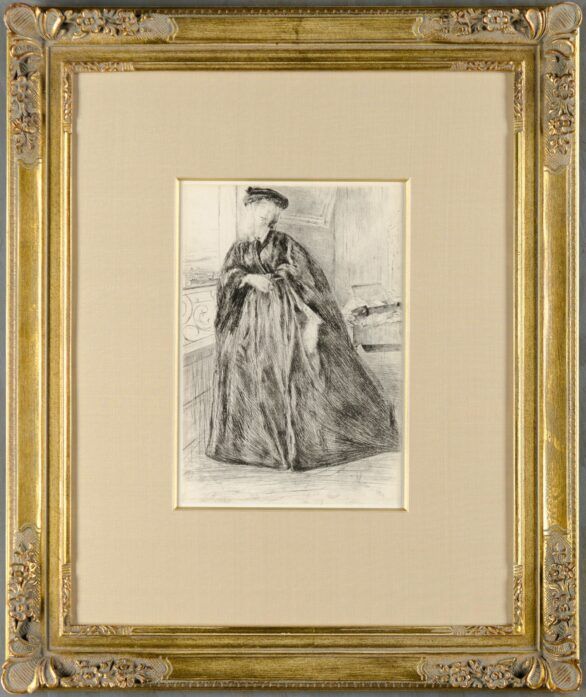 Whistler Drypoint: FINETTE framed