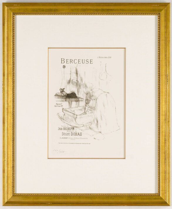 Toulouse-Lautrec Lithograph: BERCEUSE