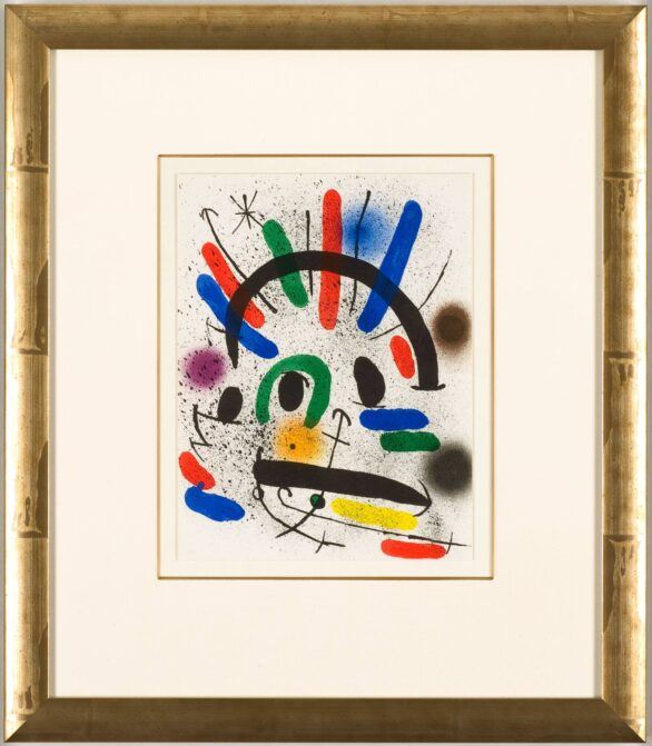 UNTITLED from Joan Miró Lithographe I (Framed)