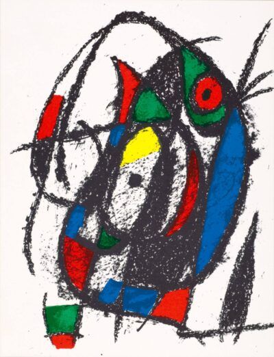 Joan Miró lithograph UNTITLED from Joan Miró Lithographes II