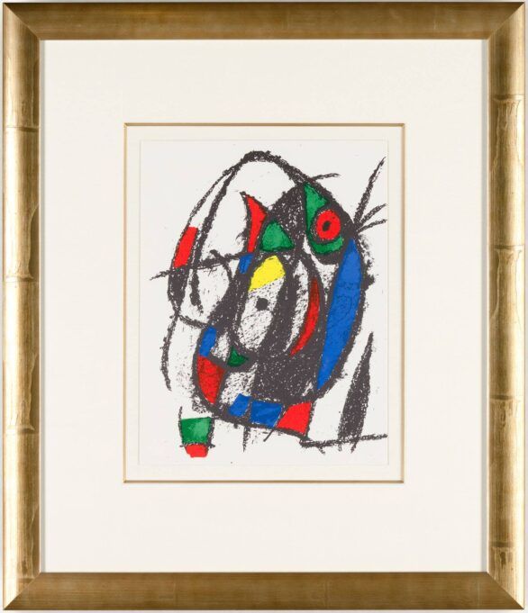 UNTITLED from Joan Miró Lithographes II (Framed)