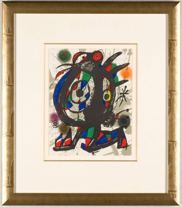 UNTITLED from Joan Miró Lithographes III (Framed)