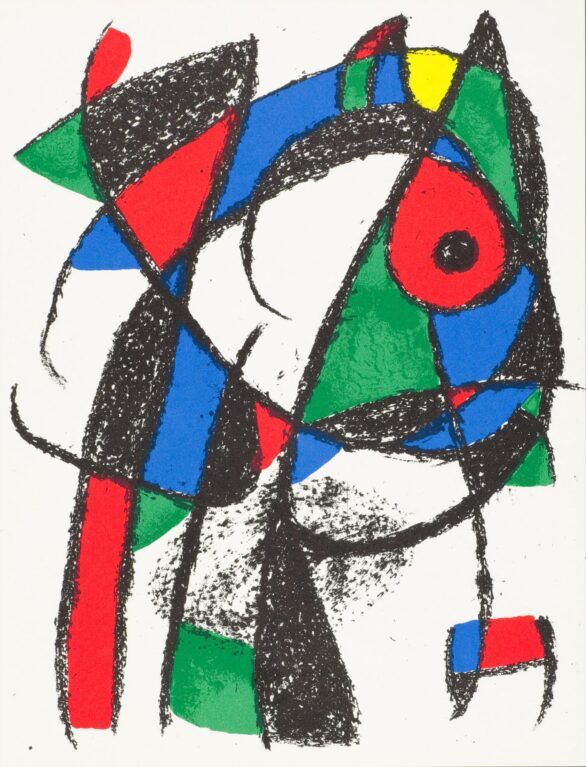 Joan Miró lithograph UNTITLED from Joan Miró Lithographes II