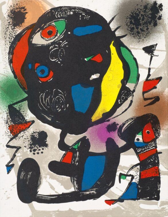Joan Miró lithograph UNTITLED from Joan Miró Lithographes IV